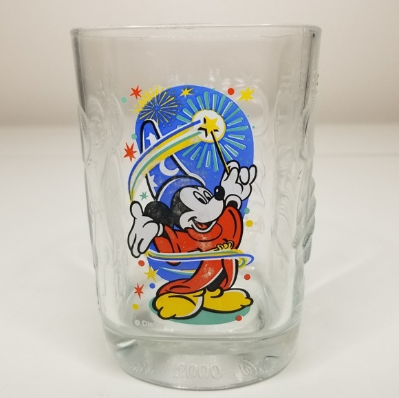 Vintage Walt Disney World Celebration McDonalds 2000  Mickey Mouse Glass 12oz - Picture 11 of 11